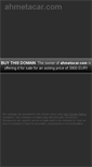 Mobile Screenshot of ahmetacar.com