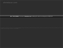 Tablet Screenshot of ahmetacar.com